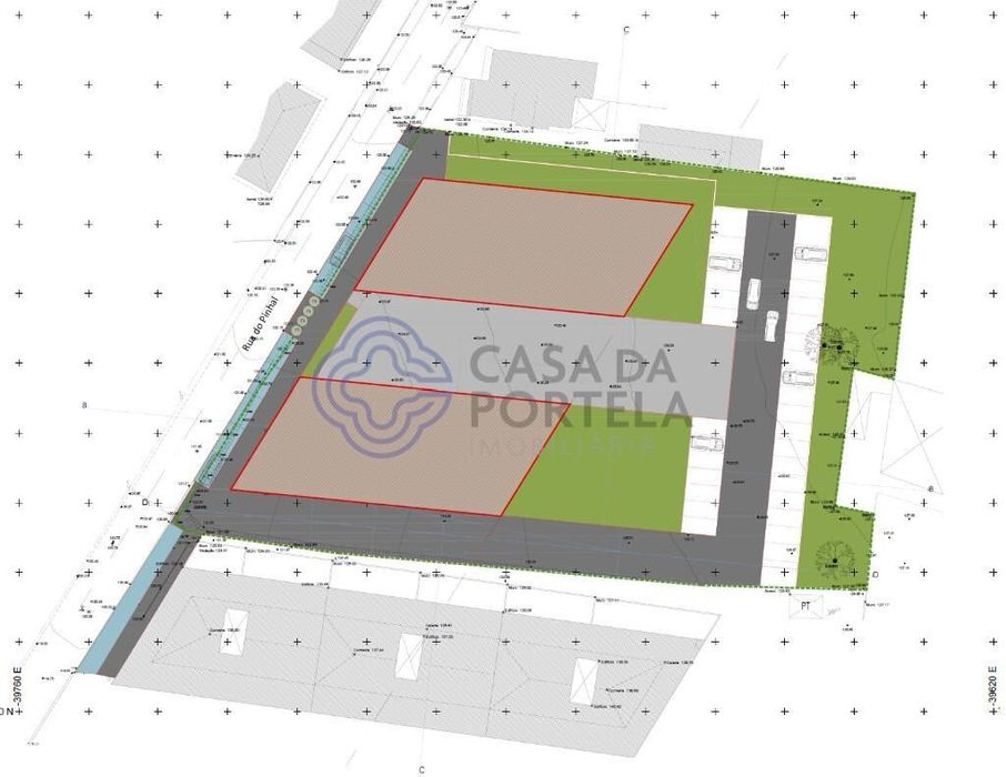 Terreno com PIP aprovado para habitação multifamiliar em Canelas, Vila