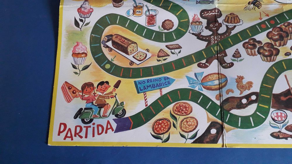 Tabuleiro de Jogo No Reino da Lambarice, anos 70