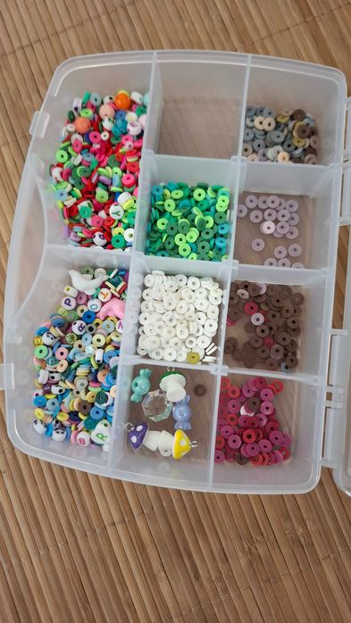 Contas argila para bijuteria