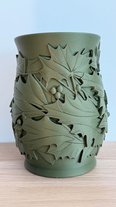 Vaso Decorativo Folhas Verde Musgo | Design