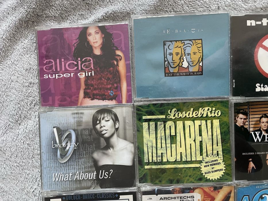 Płyty cd Single zestaw 16 sztuk