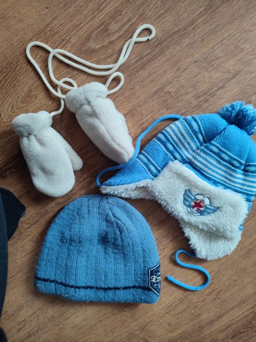 Czapka rękawiczki 4-5 lat