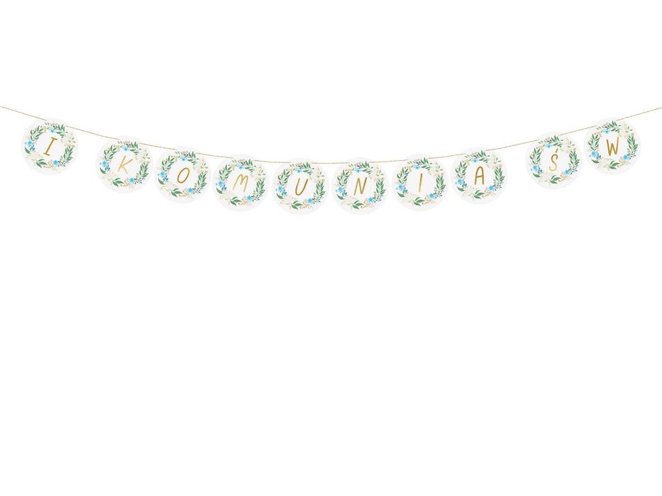 Baner "i komunia św" 13cm/2m