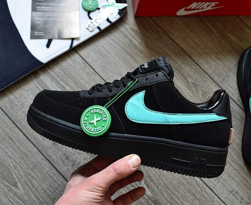 !SALE! Nike Air Force Tiffany Black/Mint 36 37 38 39 40 41 42 43 44 45