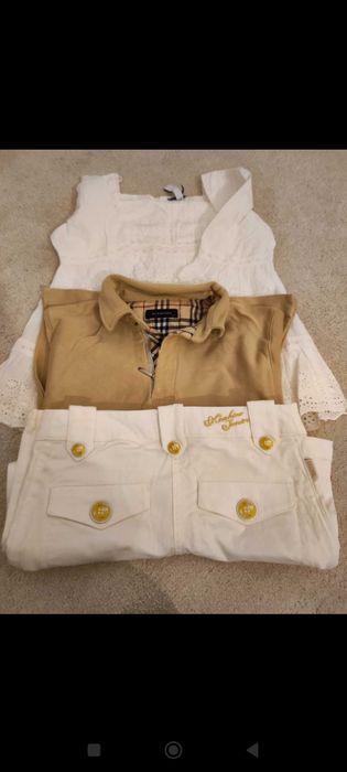 Lote roupa menina Moschino Burberry