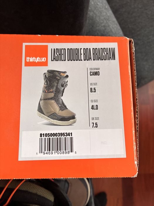 Buty snowboardowe thirtytwo lashed double boa bradshaw rozmiar 41