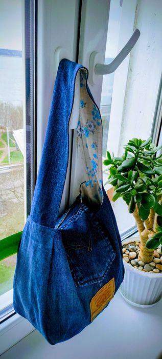 Сумка джинсова хобо Levis