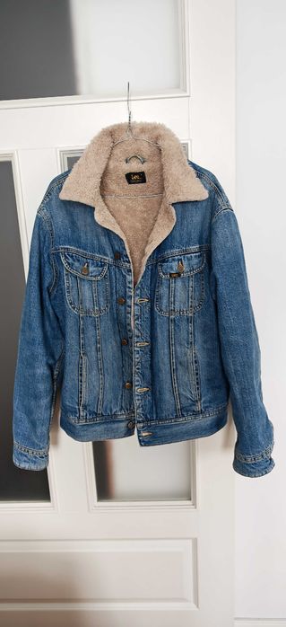 LEE Kurtka Jeans Na Futerku. M/L