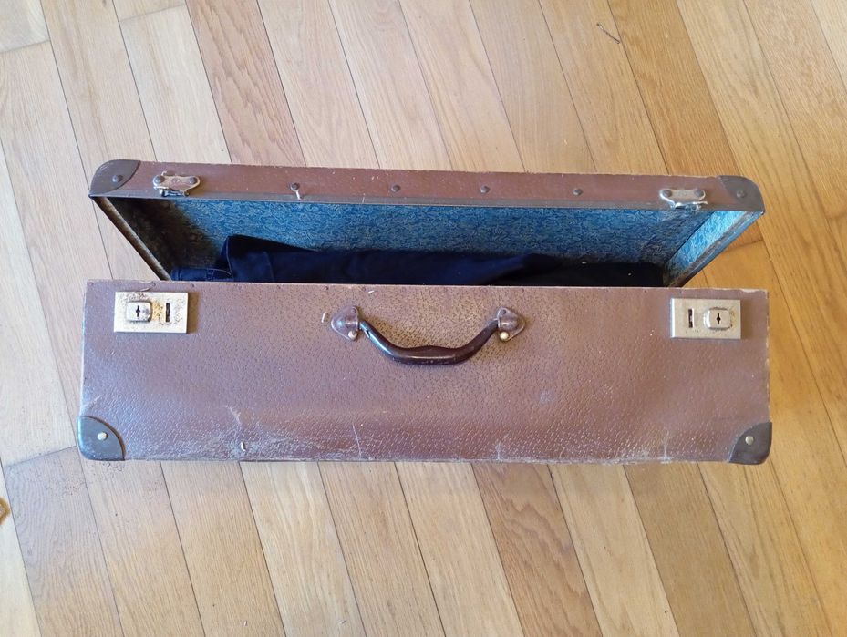 Mala de cartão de viagem ( genuína em cartão prensado )