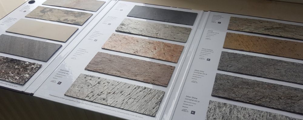 Fornir kamienny - różne formaty