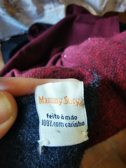 Capa com capuz em 2 tons marca mammy susy