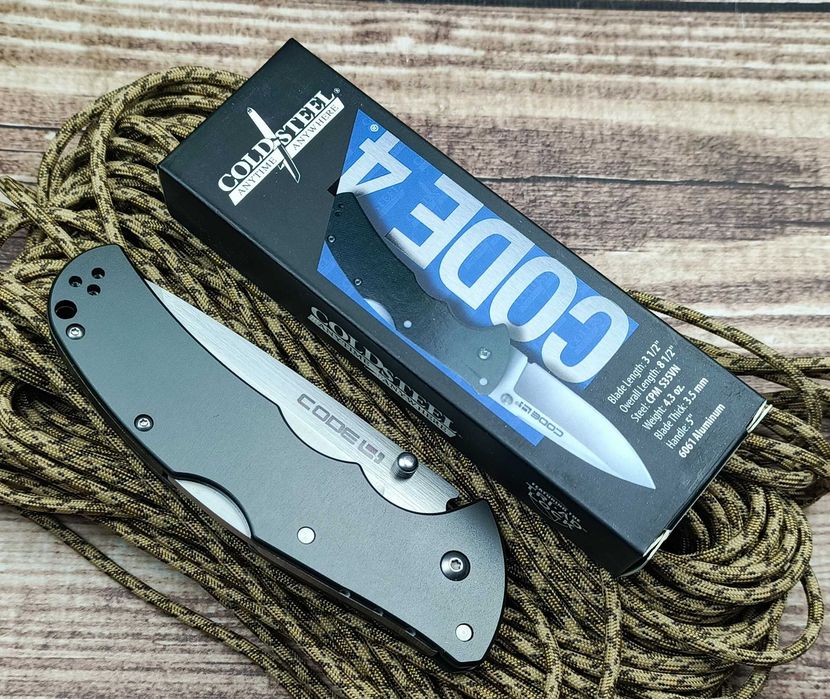 Брелок EDC фолдер Cold Steel Code-4 Tanto