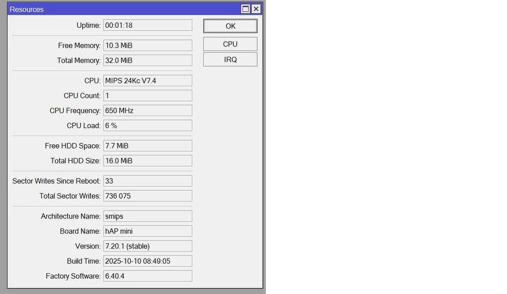 Роутер MikroTik Hap Mini