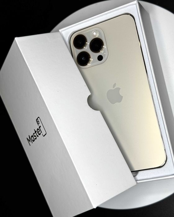 Iphone 14 Pro Max 128GB Gold Jak Nowy 98% Baterii 6msc gwarancji