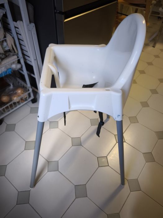 Cadeira refeição bebé IKEA antílope portátil criança família cozinha sala tabuleiro