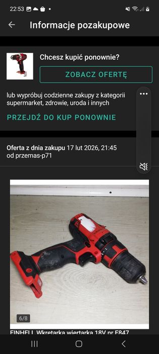 Narzędzia akumulatorowe einhell i inne