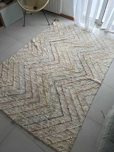 Tapete algodão riscas coloridas - Homa