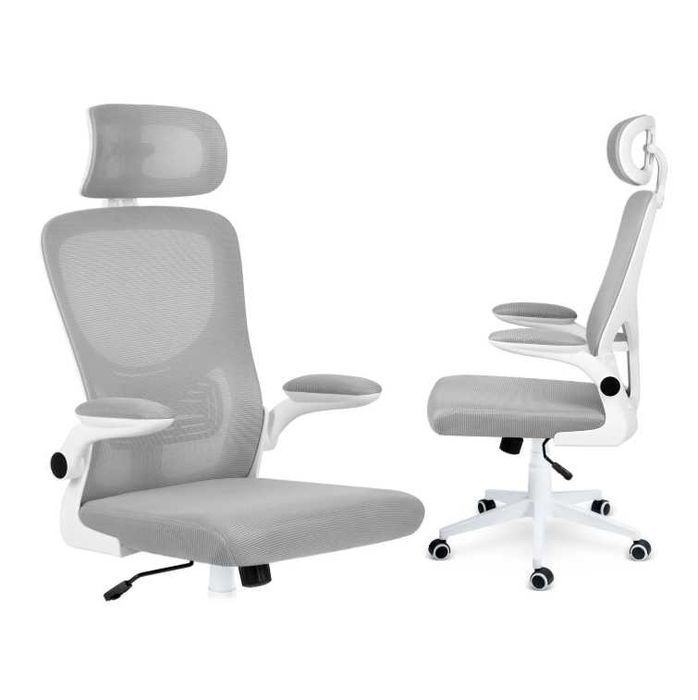 NOWY Fotel Biurowy Obrotowy Ergonomiczny Krzesło Obrotowe Mikrosiatka