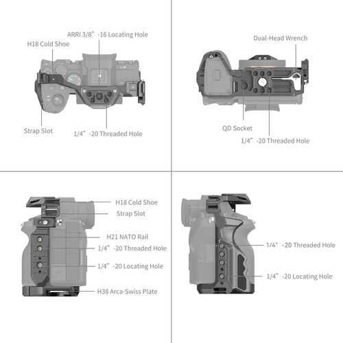 Клітка SmallRig для Sony a7R V, a7 IV & a7S III 4538