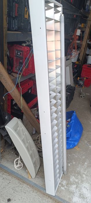 Lampa podwójna garażowa,hala świetlówki