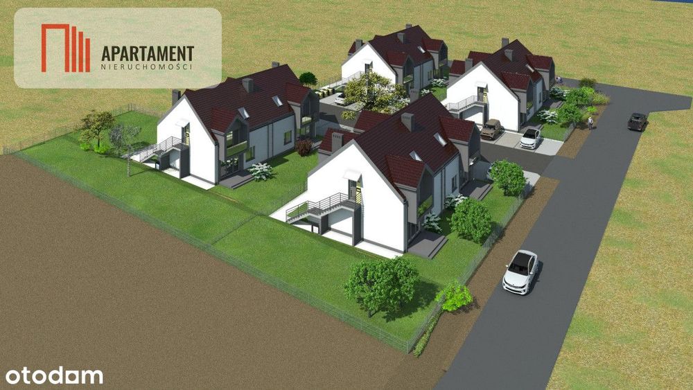 Nowe 3 pokojowe z ogródkiem / 7093 za m2
