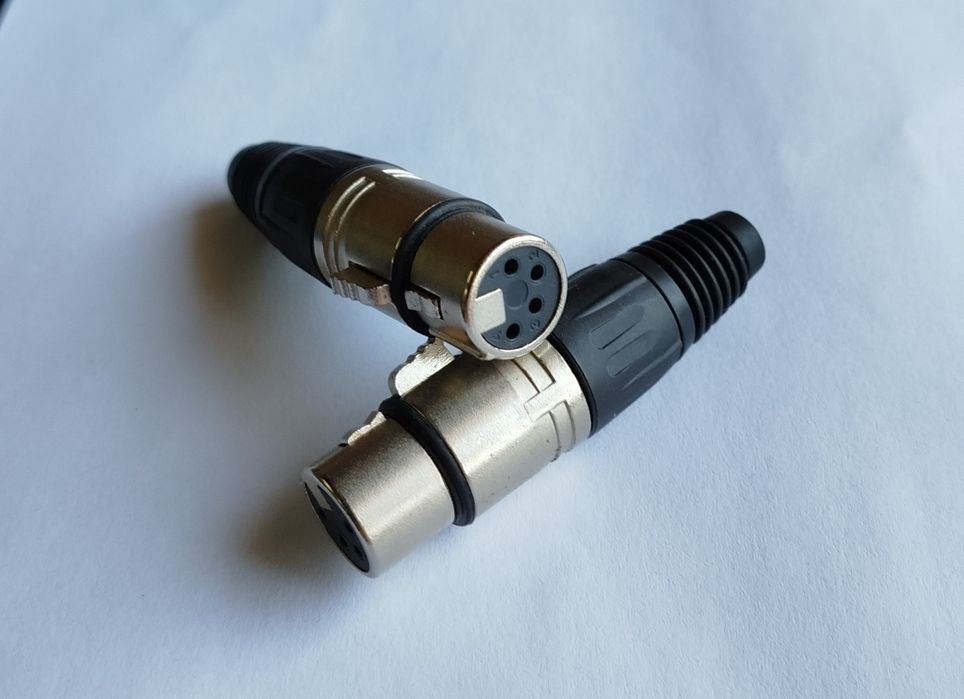 Продам роз'єми XLR -F мамка читирипіновий