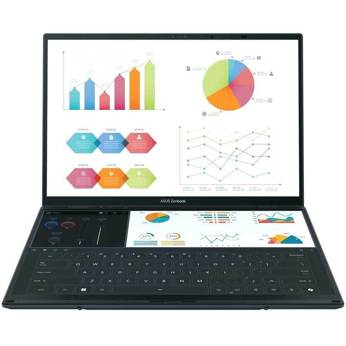 ISG ASUS Zenbook Duo OLED Intel Ultra 9 285H/32GB/2TB SSD/14'' Tátil