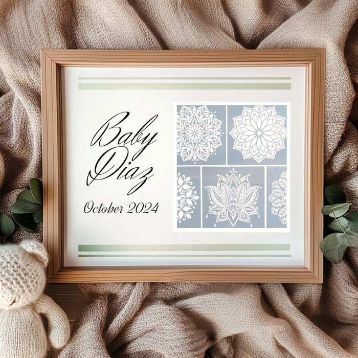 Zestaw 5szt - Szablony Mandala,  malarski, DIY, tynku ozdobnego,