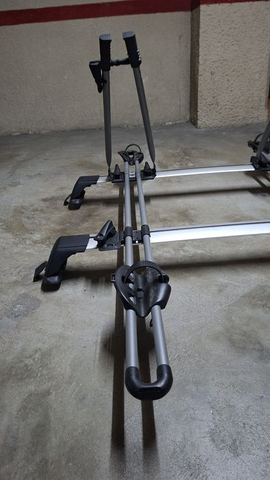 Suporte duas bicicleta tejadilho thule
