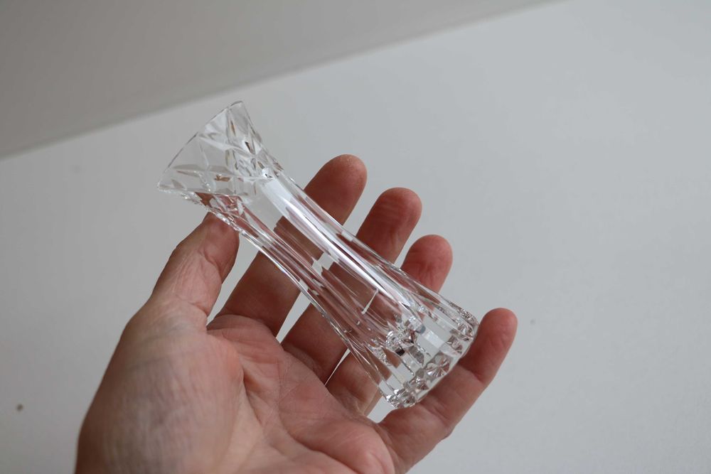 Хрустальная ваза wordsley crystal англия, ручная огранка