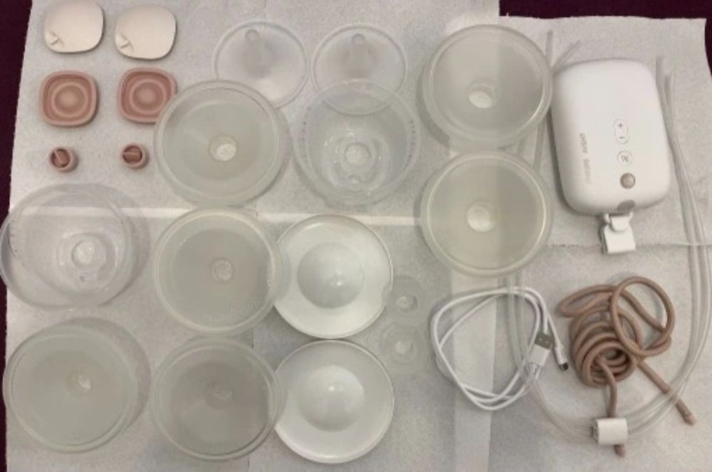 Philips Avent Podwójny Laktator elektryczny samonośny SkinSense SCF532