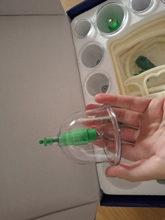 Conjunto de 12 ventosas de Medicina Tradicional Chinesa - fisioterapia