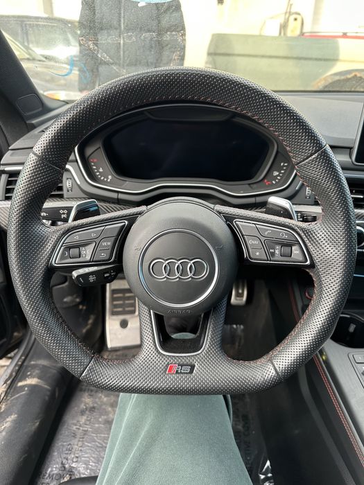 Руль мульти ауди rs3 s3 a3 a4 s4 s5 rs5 rs6 tt с лепестками и подушкой