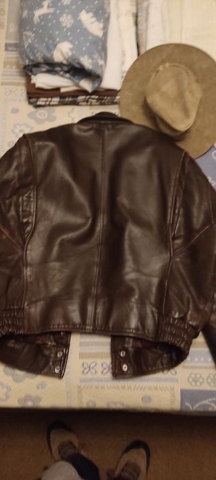 Avirex blusão couro motard