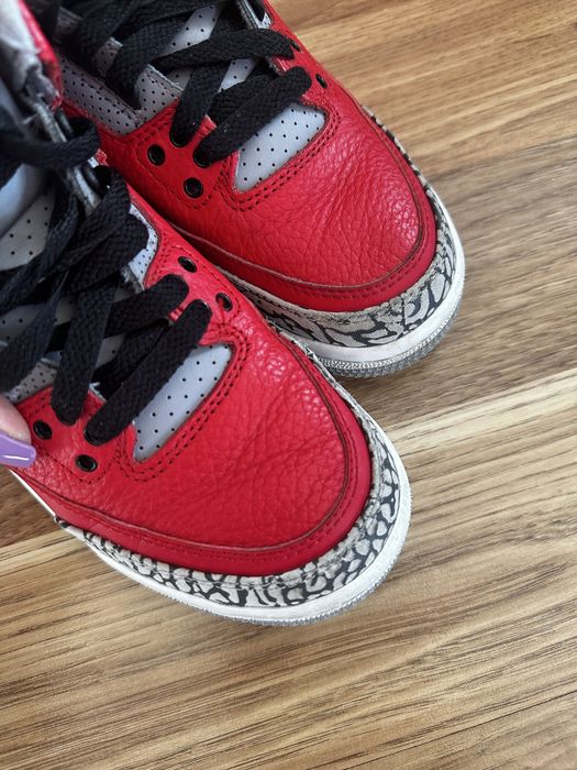 Buty Nike Air Jordan 3 retro SE red cement r. 35,5
