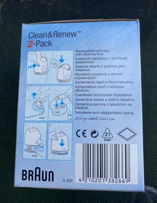 Набір картриджів Braun CCR Clean&Renew