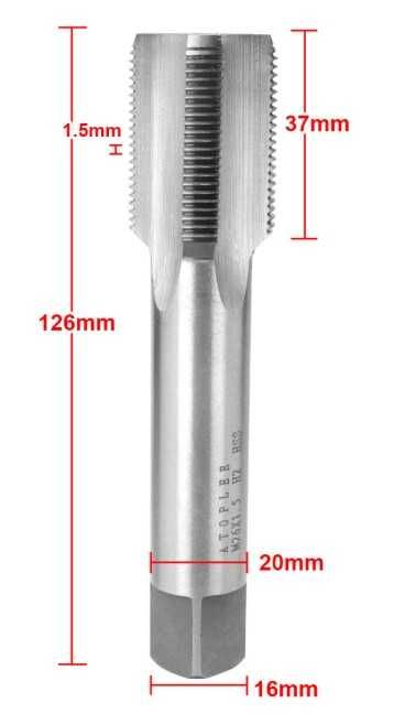 Gwintownik metryczny M26x1.5 ATOPLEE