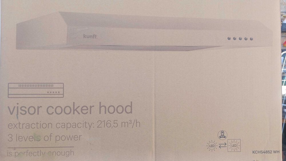 Exaustor cozinha 216,5m3/h