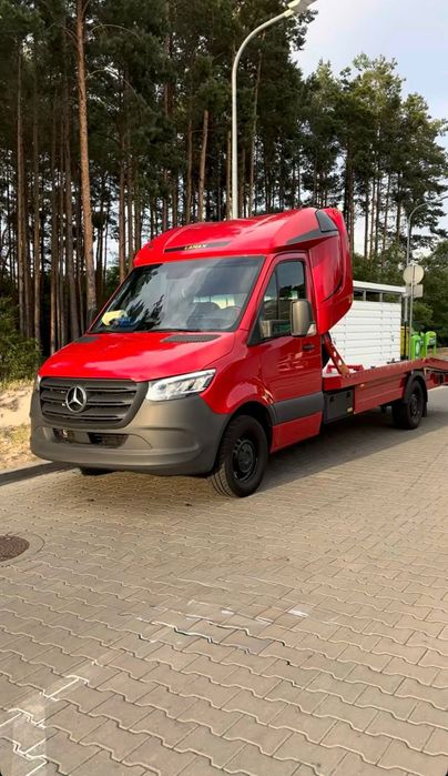 Wynajem Lawet Mercedes Sprinter | Najazdy do niskich aut | Przyczepy