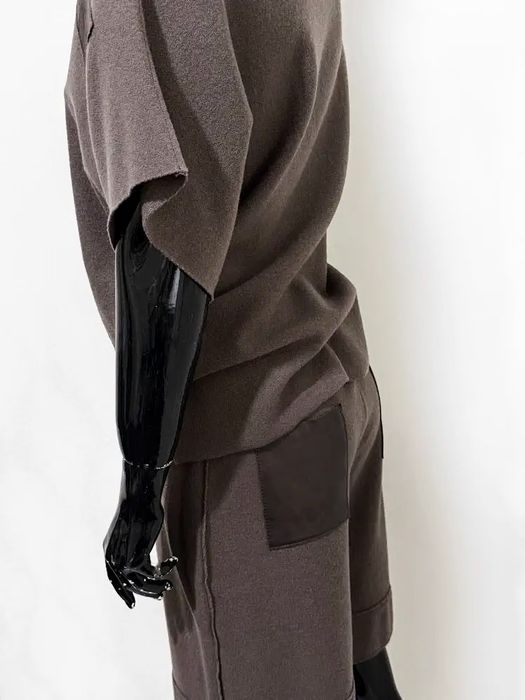 Костюм жіночий трикотажний Кофта Шорти шерстяний вовна OBLIQUE. Італія