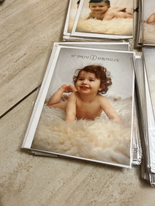 Kartki na roczek rozne duzo