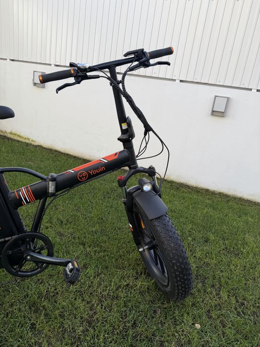 Bicicleta eletrica Youin Texas fat bike dobrável