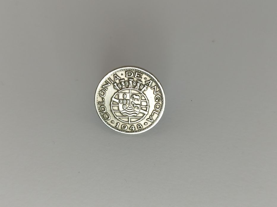 Moedas 50 centavos 1948/ 1950, Republica Portuguesa - Angola