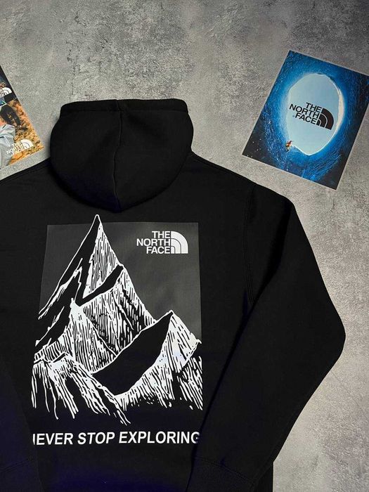 Худи TNF с бирками / Кофта The North Face черная