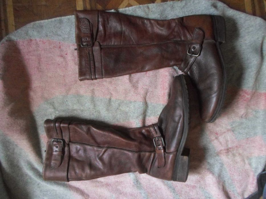 Байкерские сапоги Wrangler 40/41/42 кожа