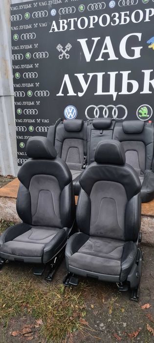 Сидіння + Карти дверей Audi A4 B8 седан універсал салон шкіра альканта