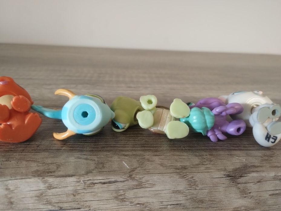 Littlest Pet Shop figurki krab żółwik skalar kotek