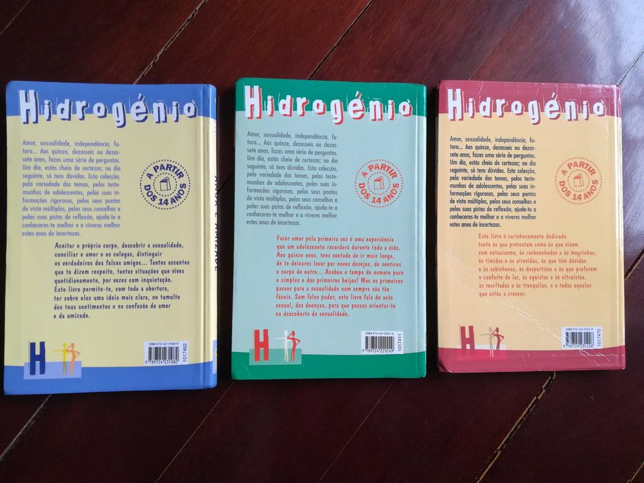3 Livros - Hidrogénio