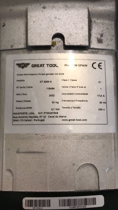 Продам генератор Gesan G5000 H