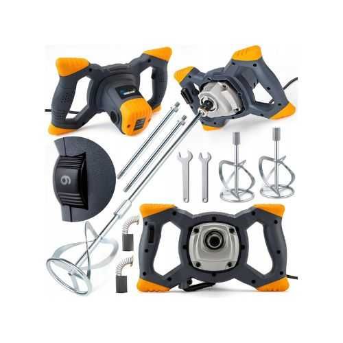 Mieszadło Elektryczne 3150W Do Zapraw Betonu Kleju Tynku 2x Mieszalnik